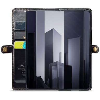 CaseMe Samsung Z Fold6 Lompakkokotelo - Musta