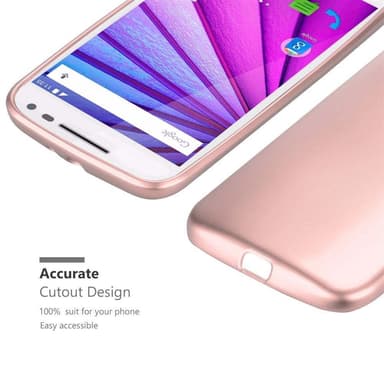 Motorola MOTO G3 Suojakuori Kotelo (Vaaleanpunainen)