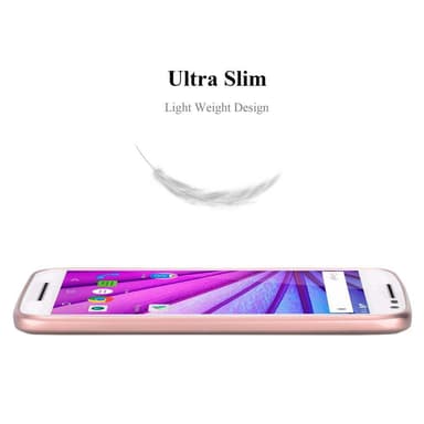 Motorola MOTO G3 Suojakuori Kotelo (Vaaleanpunainen)