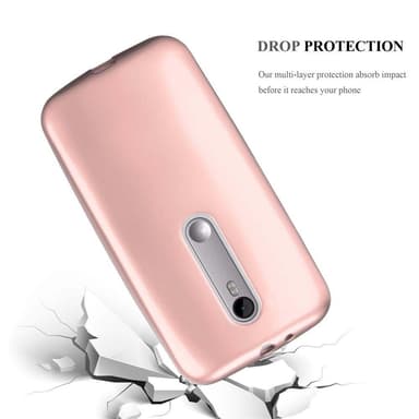 Motorola MOTO G3 Suojakuori Kotelo (Vaaleanpunainen)