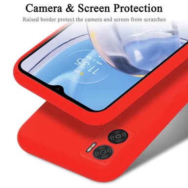 Motorola MOTO E22 / E22i Suojakuori Kotelo (Punainen)