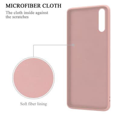 Huawei P20 Suojakuori Kotelo (Vaaleanpunainen)