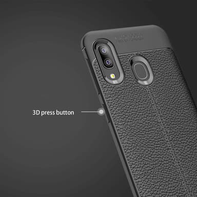 Samsung Galaxy A10e / A20e Suojakuori Cover (Musta)