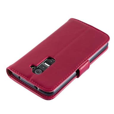 LG G2 Suojakuori Lompakkokotelo (Punainen)