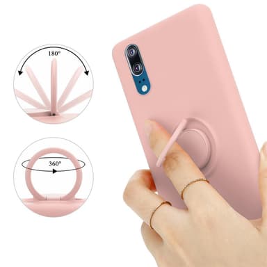 Huawei P20 Suojakuori Kotelo (Vaaleanpunainen)