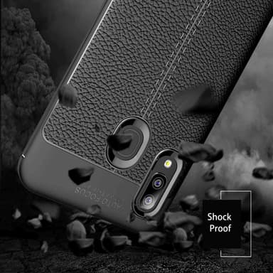 Samsung Galaxy A10e / A20e Suojakuori Cover (Musta)