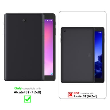 Alcatel 3T (7 tuumaa) Suojakuori Kotelo (Ruskea)