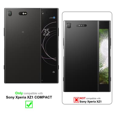 Suojakuori Sony Xperia XZ1 COMPACT Kotelo (Musta)