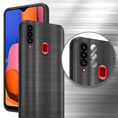Suojakuori Samsung Galaxy A20s Kotelo (Musta)