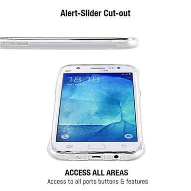 Samsung Galaxy J5 2015 Suojakuori Kotelo (Läpinäkyvä)