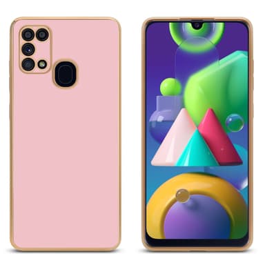 Samsung Galaxy M31 Suojakuori Cover (Vaaleanpunainen)