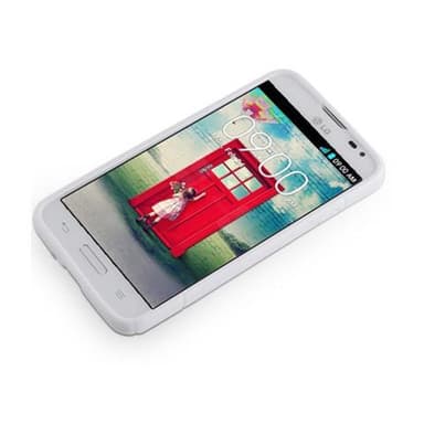 LG L70 (1. SIM) Suojakuori Cover (Valkoinen)