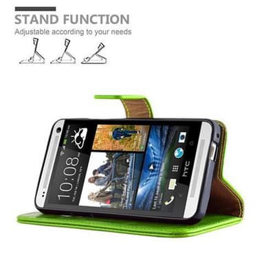 HTC ONE M7 Suojakuori Lompakkokotelo Case Cover