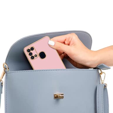 Samsung Galaxy M31 Suojakuori Cover (Vaaleanpunainen)