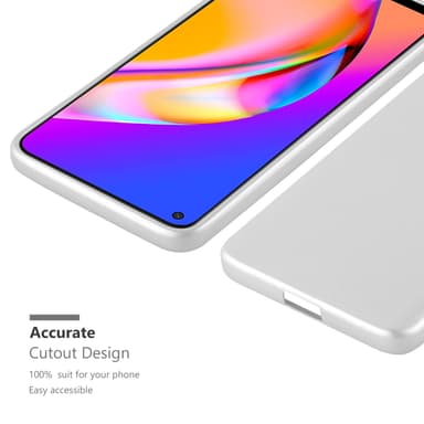 Oppo A94 5G Suojakuori Kotelo (Hopea)