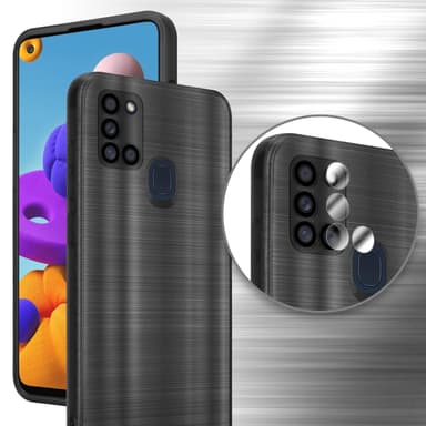Suojakuori Samsung Galaxy A21s Kotelo (Musta)