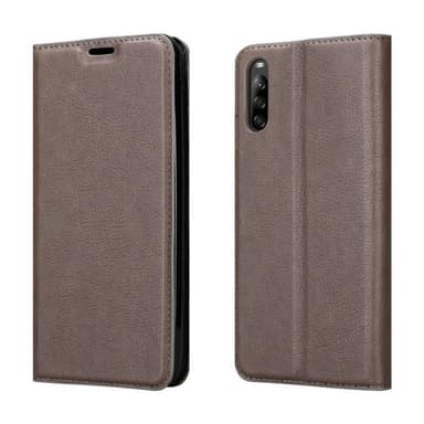 Sony Xperia L4 Suojakuori Lompakkokotelo (Ruskea)