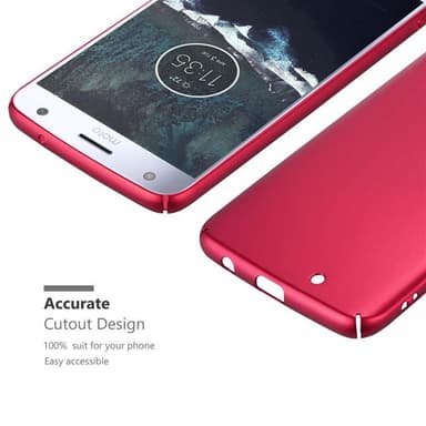 Motorola MOTO X4 Suojakuori Kotelo Cover (Punainen)