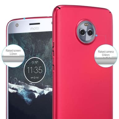 Motorola MOTO X4 Suojakuori Kotelo Cover (Punainen)