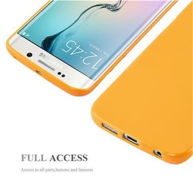 Samsung Galaxy S6 EDGE Suojakuori Kotelo (Keltainen)