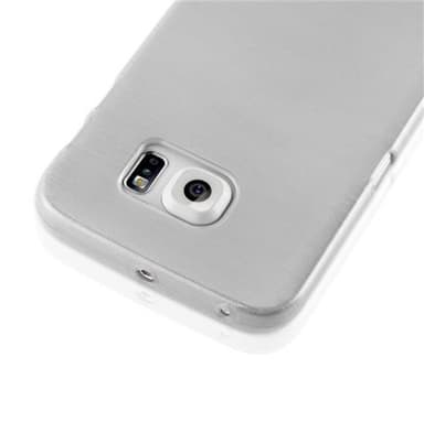 Samsung Galaxy S6 EDGE Suojakuori Kotelo (Hopea)