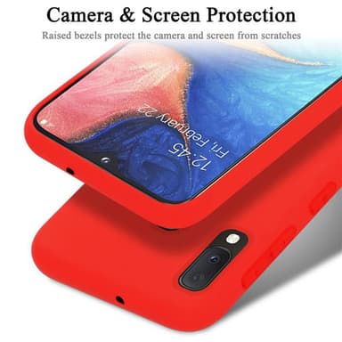Samsung Galaxy A10e / A20e Suojakuori Kotelo (Punainen)