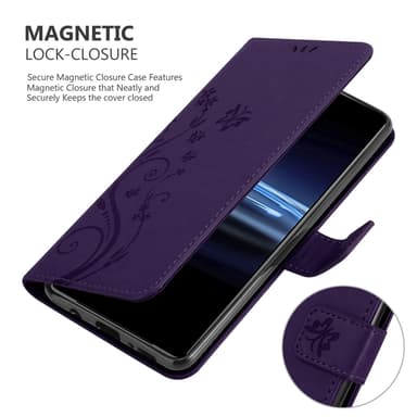 Sony Xperia PRO-I Suojakuori Lompakkokotelo (Violetti)