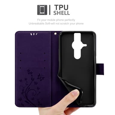 Sony Xperia PRO-I Suojakuori Lompakkokotelo (Violetti)