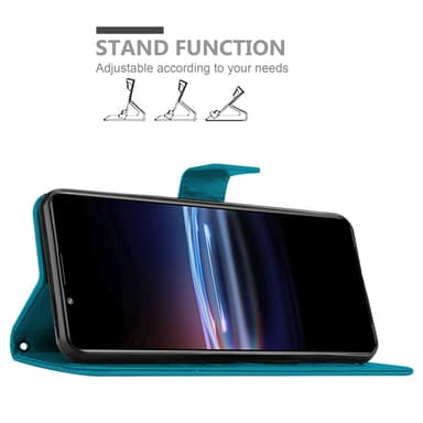 Sony Xperia PRO-I Suojakuori Lompakkokotelo (Sininen)