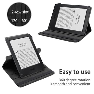 Kindle Voyage 2014 (7. Gen.) Suojakuori Kotelo (Musta)