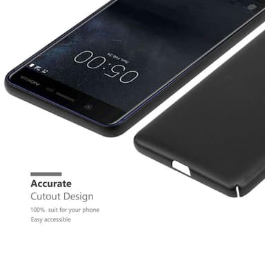 Nokia 3 2017 Suojakuori Kotelo Cover (Musta)