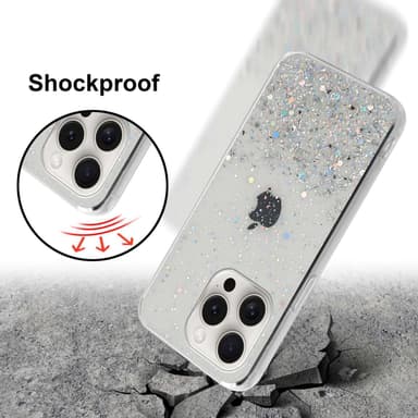 iPhone 15 PRO MAX Suojakuori Kotelo (Läpinäkyvä)