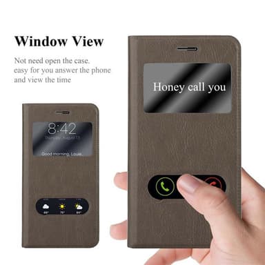 Lompakkokotelo Huawei NOVA PLUS Case (Ruskea)