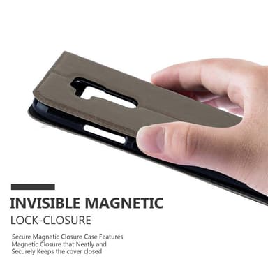 Lompakkokotelo Huawei NOVA PLUS Case (Ruskea)