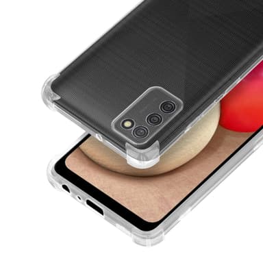 Samsung Galaxy A02s Suojakuori Kotelo (Läpinäkyvä)