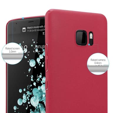 HTC U ULTRA Suojakuori Kotelo Case (Punainen)