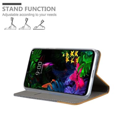 LG G8 Suojakuori Lompakkokotelo (harmaa)