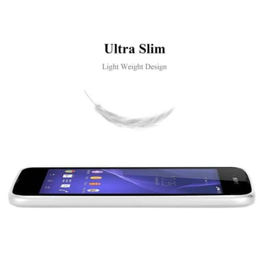 Sony Xperia E3 Suojakuori Kotelo (Hopea)