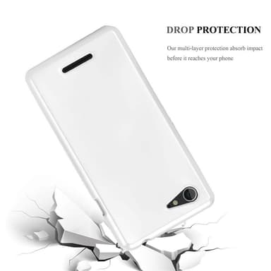 Sony Xperia E3 Suojakuori Kotelo (Hopea)