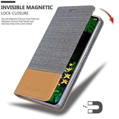 LG G8 Suojakuori Lompakkokotelo (harmaa)