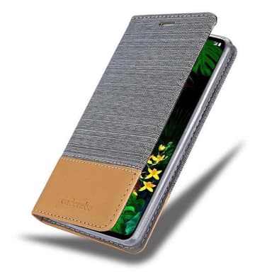 LG G8 Suojakuori Lompakkokotelo (harmaa)