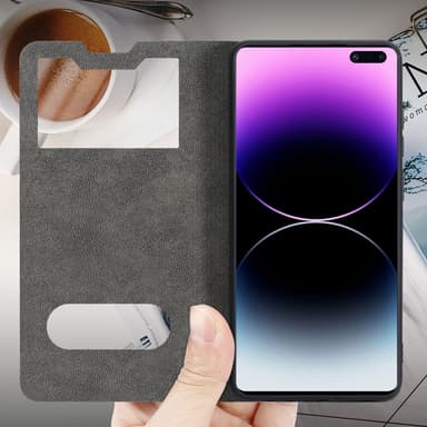 Lompakkokotelo Samsung Galaxy S10 5G Case (Musta)