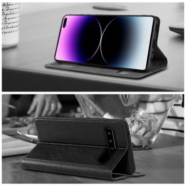 Lompakkokotelo Samsung Galaxy S10 5G Case (Musta)