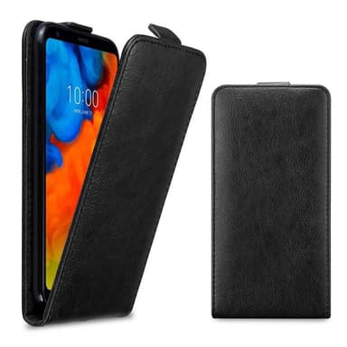 LG Q STYLUS Suojakuori Lompakkokotelo (Musta)
