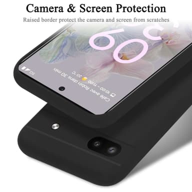 Google PIXEL 6A Suojakuori Kotelo Case (Musta)