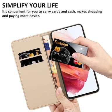 Samsung Galaxy S21 FE Suojakuori Lompakkokotelo