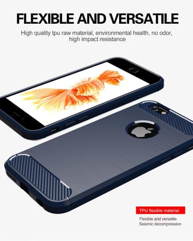 Suojakuori iPhone 6 / 6S Kotelo (Sininen)