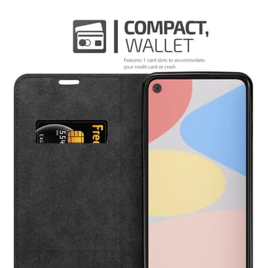 Google PIXEL 4A Suojakuori Lompakkokotelo (Punainen)