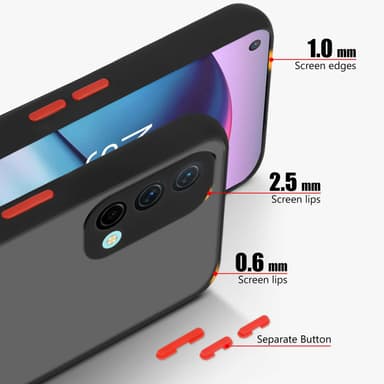 OnePlus Nord CE 5G Suojakuori Kotelo (Musta)