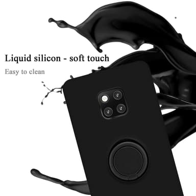 Huawei MATE 20 PRO Suojakuori Case Kotelo (Musta)